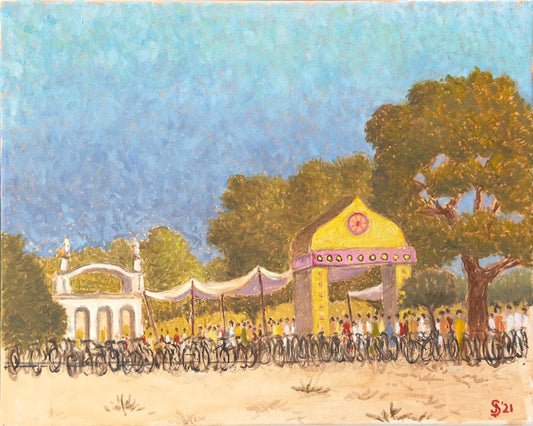 Bicycles (Oil)