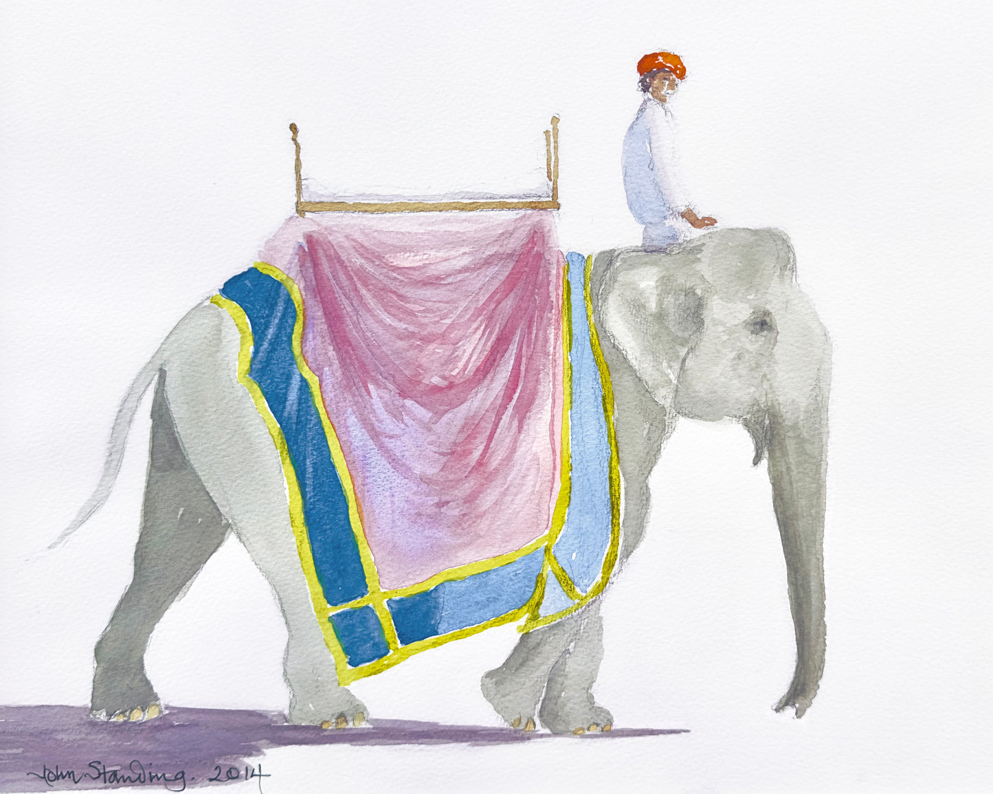 Indian Elephant with Mahoot