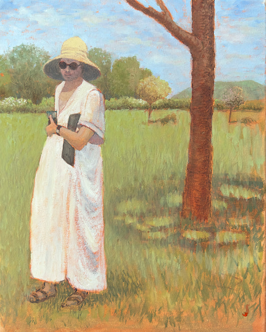 Woman Under Tree
